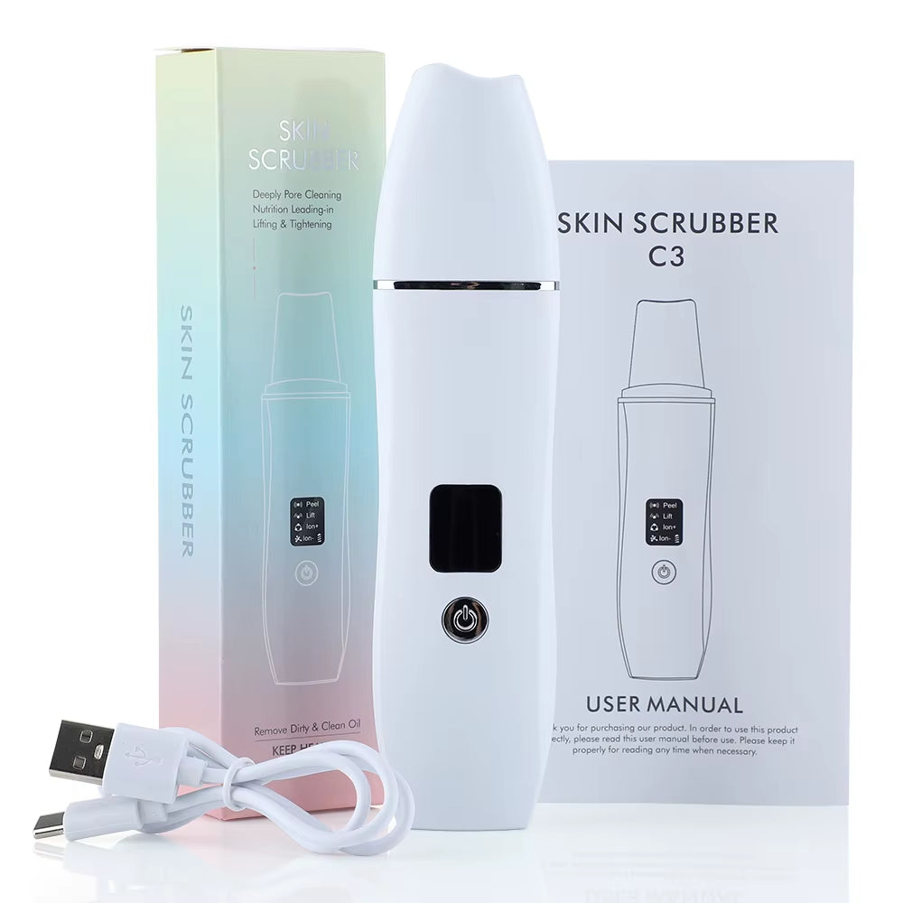 Ultrasonic Facial Skin Scrubber