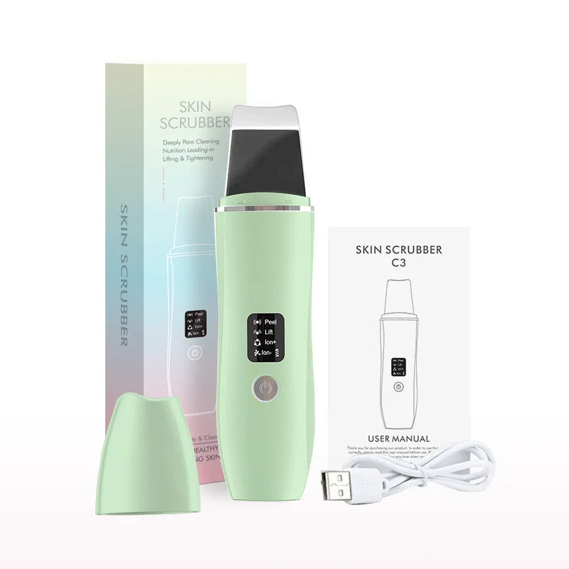 Ultrasonic Facial Skin Scrubber